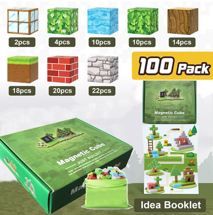Kids Montessori Original Minecraft Magnetics™ Blocks